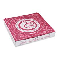 Krabica na pizzu 24 x 24 x 3 cm (100 ks)