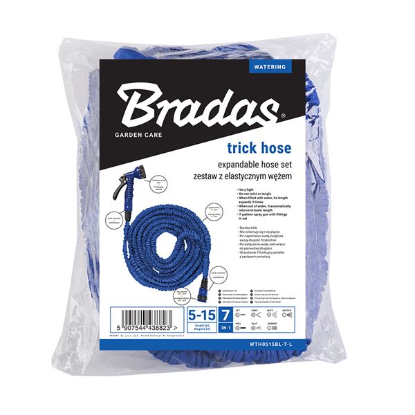 Zahradná hadica (sada) TRICK HOSE modrá - 15 m /45 m