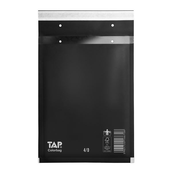 Bublinková obálka 180 x 265 mm D14, čierna