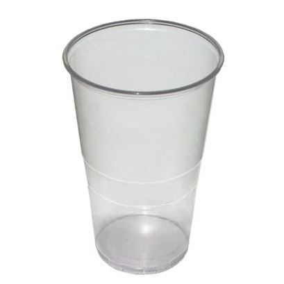 Plastový kelímok transparentný objem 0,5 l (50 ks)