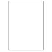 Samolepiace biele etikety 210 x 297mm, A4 (100 ks)