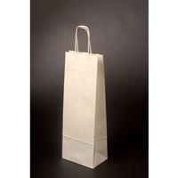 Dárková taška papírová LONGER bílá - 15 x 8 x 40 cm