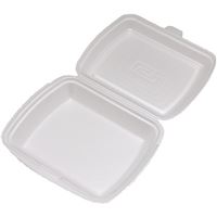 Menu box nedelený biely veľký (125 ks)