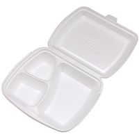 Menu box 3dielny biely (125 ks)