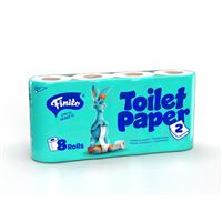 Toaletný papier Finito 8 ks, 2vrstvový