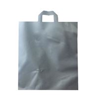 Nákupní taška s uchem 38 x 46 cm, stříbrná