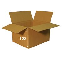 Krabica papierová klopová 3VVL HH 250 x 200 x 150 mm