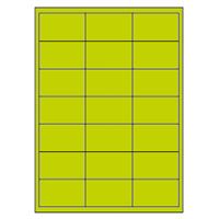 Samolepiace etikety 66 x 40 mm, A4 (100 ks) refexní zelené