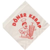 Vrecká na kebab 16 x 16 cm (500 ks)