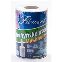 Kuchynské utierky Flowers Maximum PROFI 1 ks, 2vrstvové