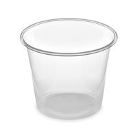 Dresinková miska priehľadná 125 ml (PP) [50 ks]
