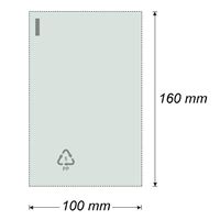 Vrecko polyprop. ploché 100 x 160 mm (500 ks)