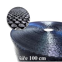 Bublinková fólia šírky 100 cm, návin 100 m, čierna