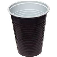 Kávový kelímok hnedo-biely objem 0,2 l PP (100 ks)