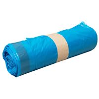 Odpadový pytel zatahovací 70 x 100 cm, 40 um - modrý, n-10 rol., s-25 ks