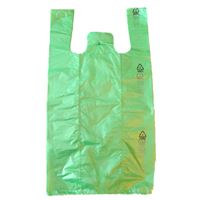Mikroténová taška JUMBO, zelená (100 ks)