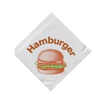 Vrecká na hamburger 16 x 16 cm (500 ks)