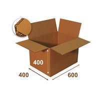 Papierová klopová krabica 5VVL 600 x 400 x 400 mm