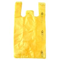 Mikroténová taška JUMBO 55 x 70 cm, žltá (100 ks