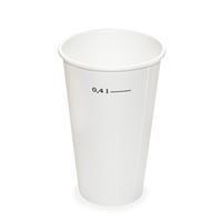 Papírový kelímek bílý 0,510 l (O 90 mm) [50 ks]