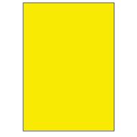 Samolepiace etikety 210 x 297 mm, A4 (100 ks) reflexné žlté