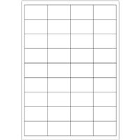Samolepicí bílé etikety 49 x 31 mm, A4 (100 ks)