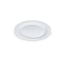 Papierový tanier plytký priemer 15 cm - biely (100 ks)