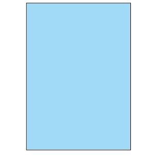 Samolepiace etikety 210 x 297 mm, A4 (100 ks) modré