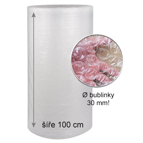 Bublinková fólia šírka 100 cm, návin 50 m