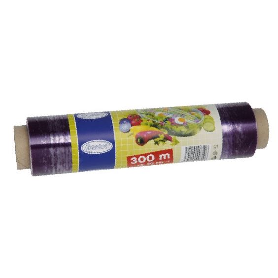 Potravinová fólia PVC 30cm x 300m jednotlivo balená