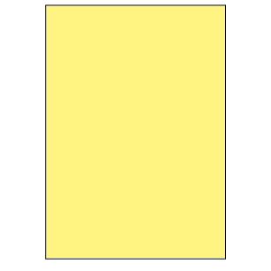 Samolepiace etikety 210 x 297 mm, A4 (100 ks) žlté