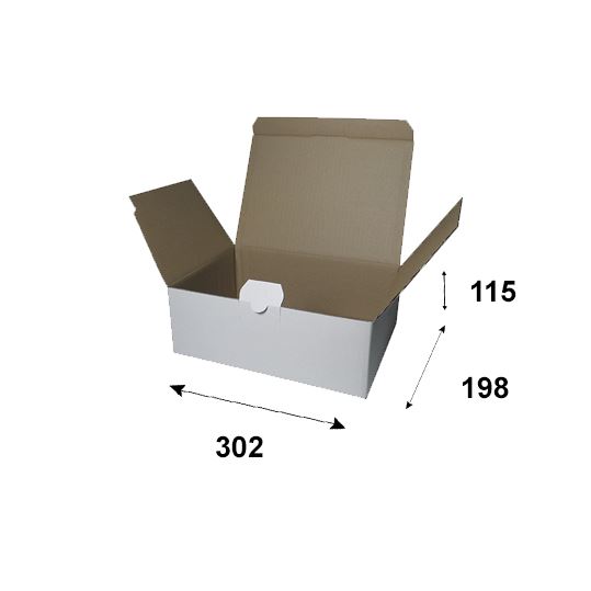Zásielkové poštové krabice 302 x 198 x 115 mm