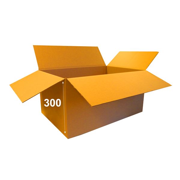 Krabica papierová klopová 3VVL HH 600 x 400 x 300 mm