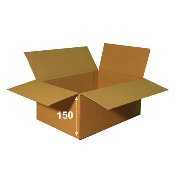 Krabica papierová klopová 3VVL HH 350 x 250 x 150 mm