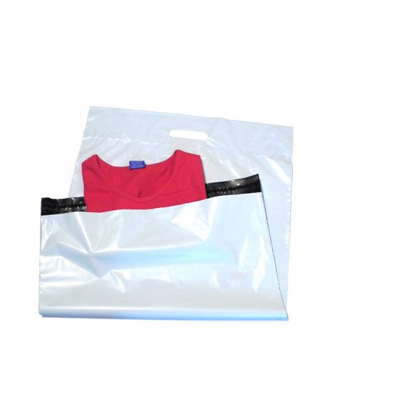 Plastová obálka - zasílací taška 480 x 730 mm + 45 mm x 0,05 mm
