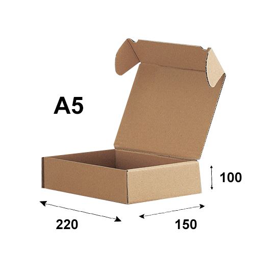 Škatule na tlačoviny A5 220 x 150 x 100 mm