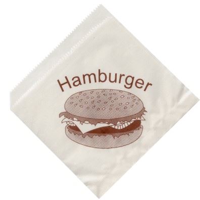 Vrecká na hamburger 16 x 16 cm (500 ks)