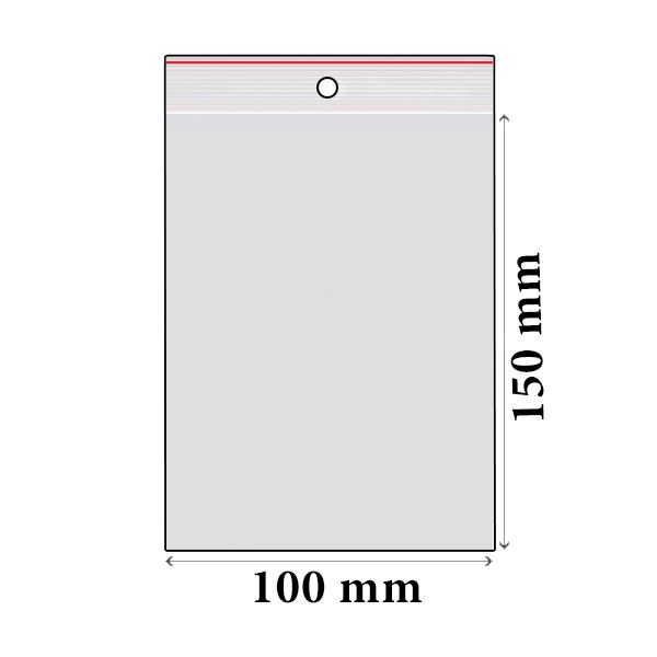 Zip sáčky LDPE 100 x 150 mm (100 ks)