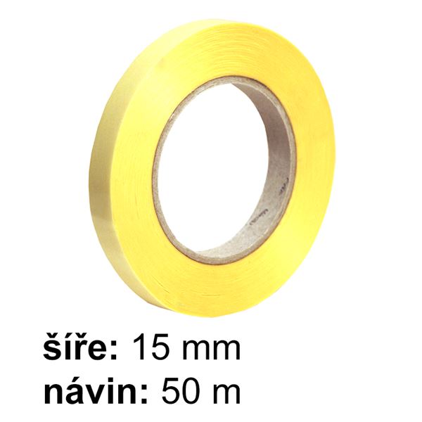 Obojstranná lepiaca páska šírky 15 mm, návin 50 m