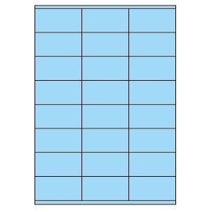 Samolepiace etikety 70 x 36 mm, A4 (100 ks) modré