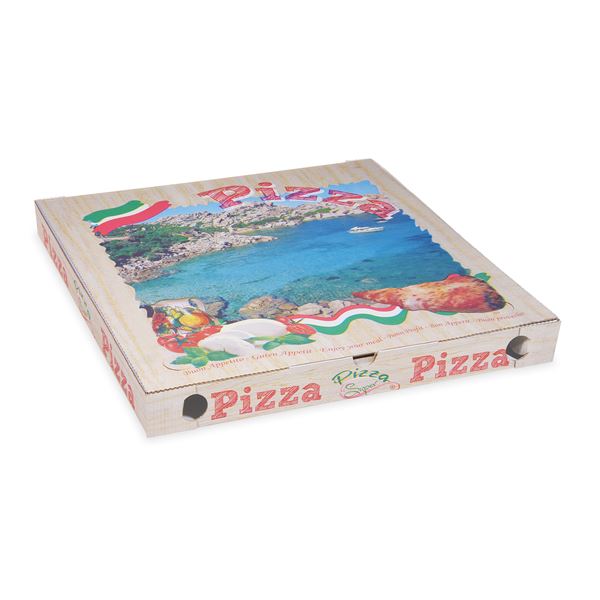 Krabica na pizzu 45 x 45 x 4,5 cm (100 ks)
