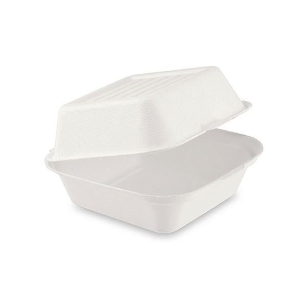 Box na hamburger BIO cukrová trstina (50 ks)