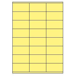 Samolepiace etikety 70 x 36 mm, A4 (100 ks) žlté