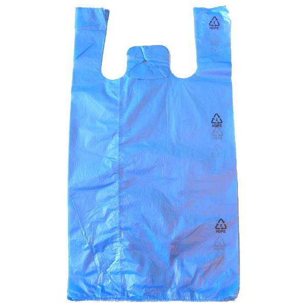 Mikroténová taška nosnosť 4 kg, modrá (100 ks)