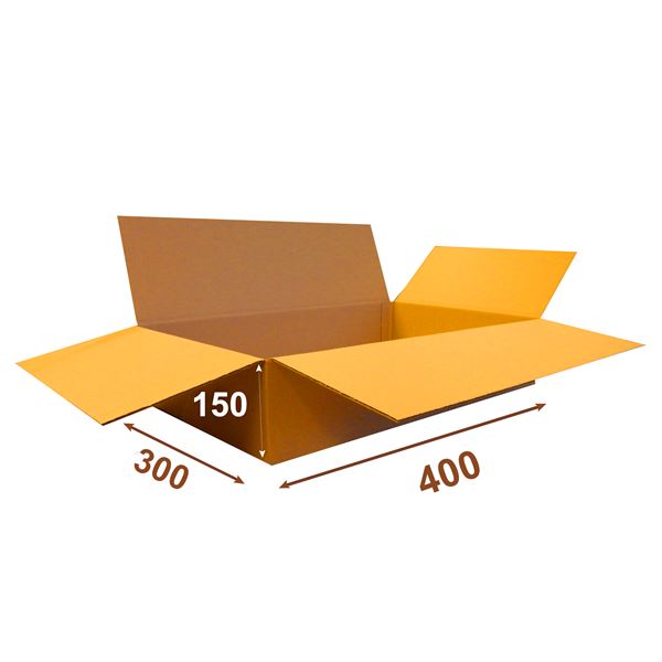 Papírová klopová krabice 3VVL HH 400 x 300 x 150 mm