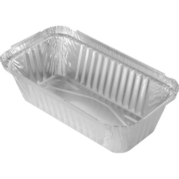 Hliníková miska hranatá 690 ml (100 ks)