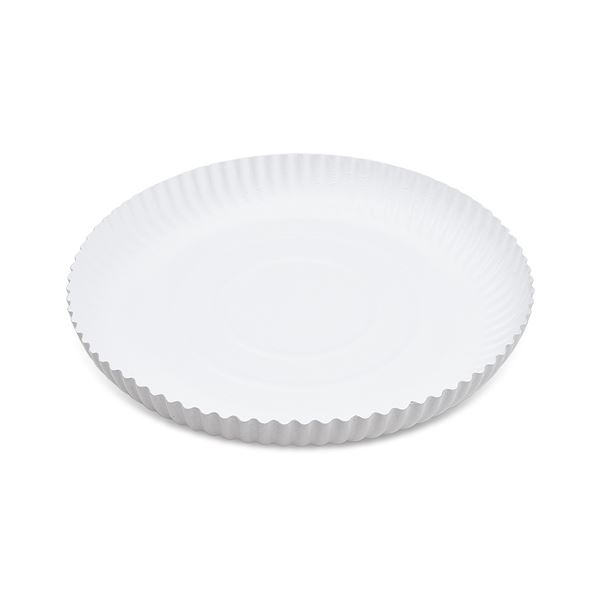 Papierové taniere hlboké priemer 26 - biele (50 ks)