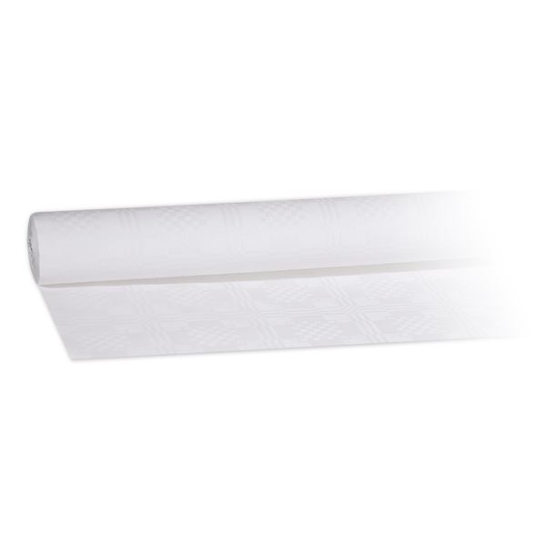 Papierový obrus rolovaný 10 x 1,2 m - biely