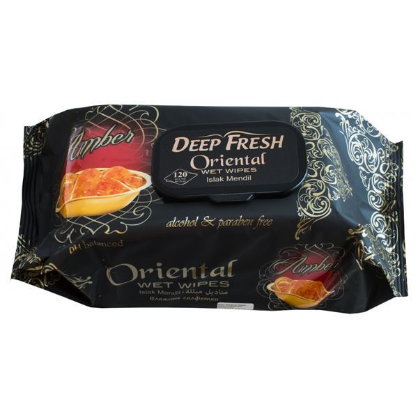 Vlhčené obrúsky Oriental Amber (120 ks)