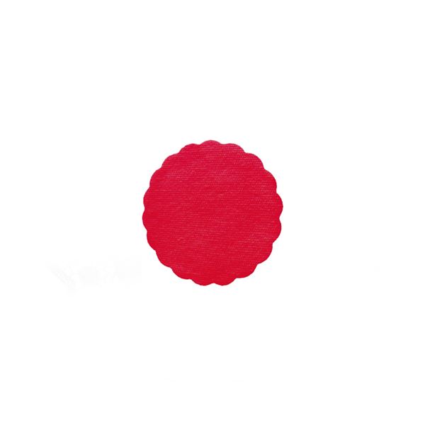 Rozetky PREMIUM primer 9 cm červené (500 ks)